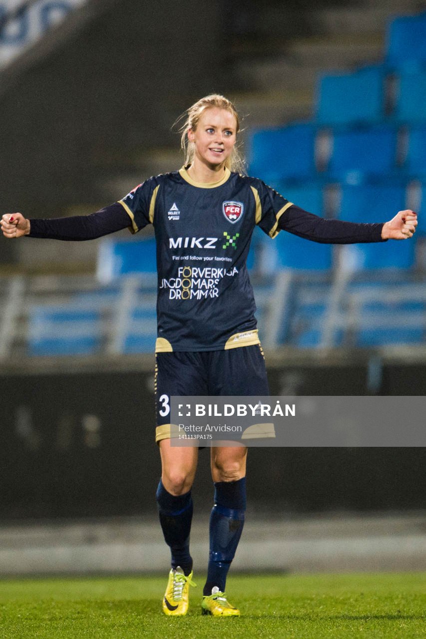 Rosengårds Amanda Ilestedt jublar