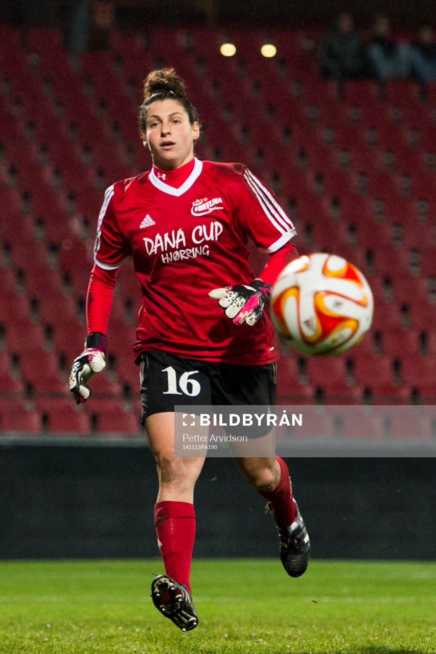Fortuna Hjørrings målvakt Michelle Botos