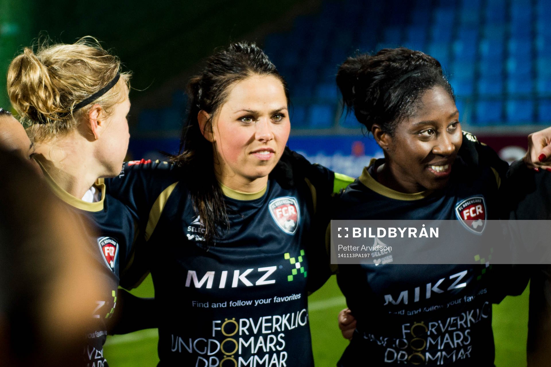 Rosengårds Sara Björk Gunnarsdottir och Anita Asante