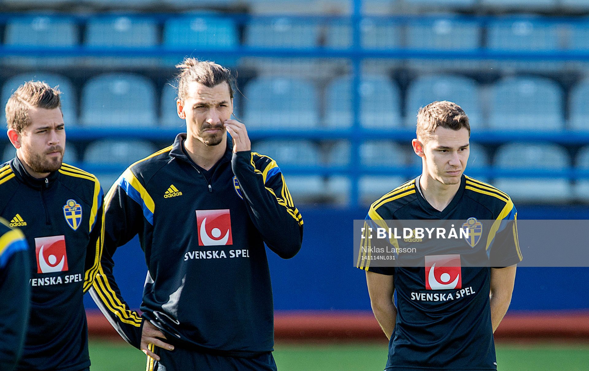 Sveriges målvakt Kristoffer Nordfeldt, Zlatan Ibrahimovic