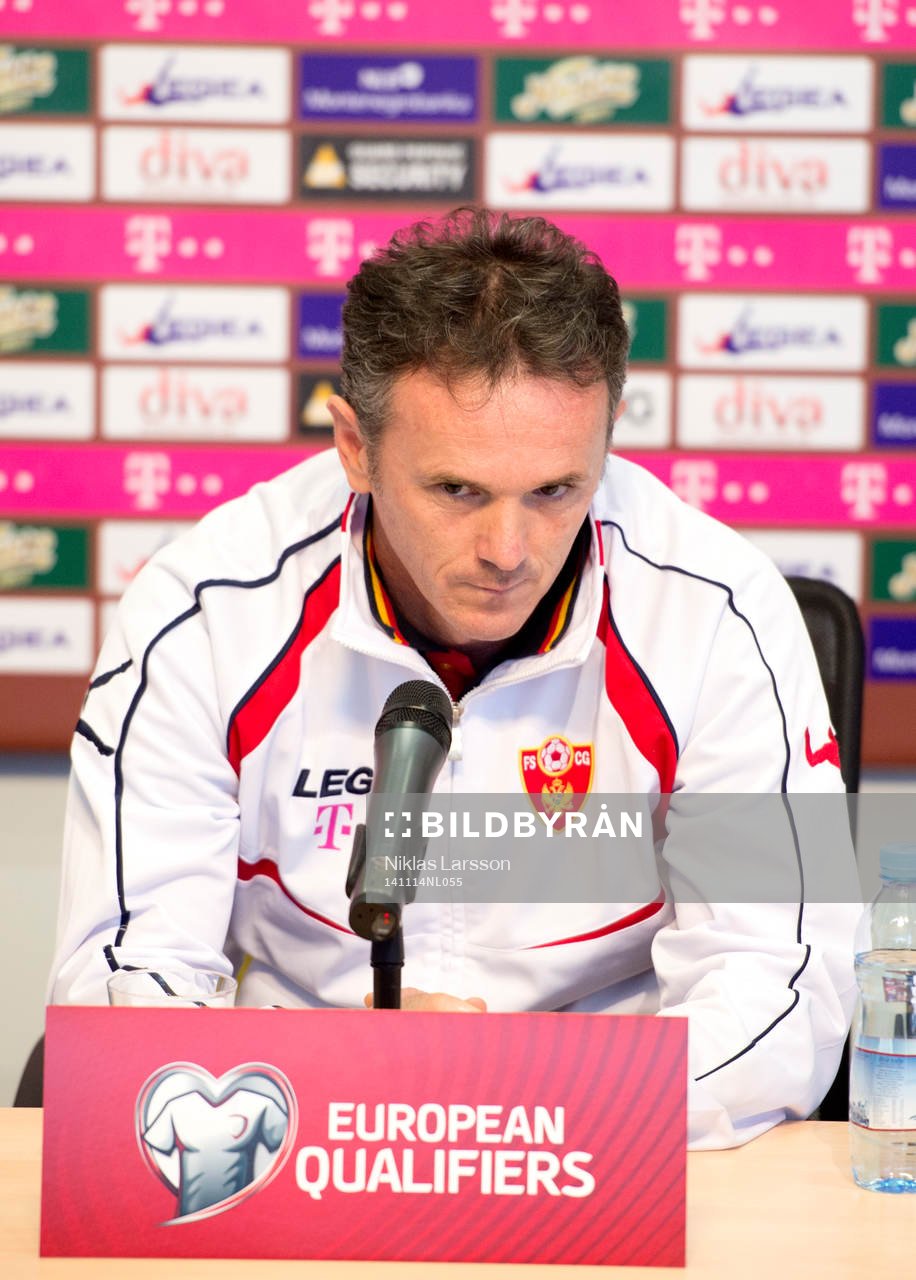 Branko Brnovic, förbundskapten Montenegro