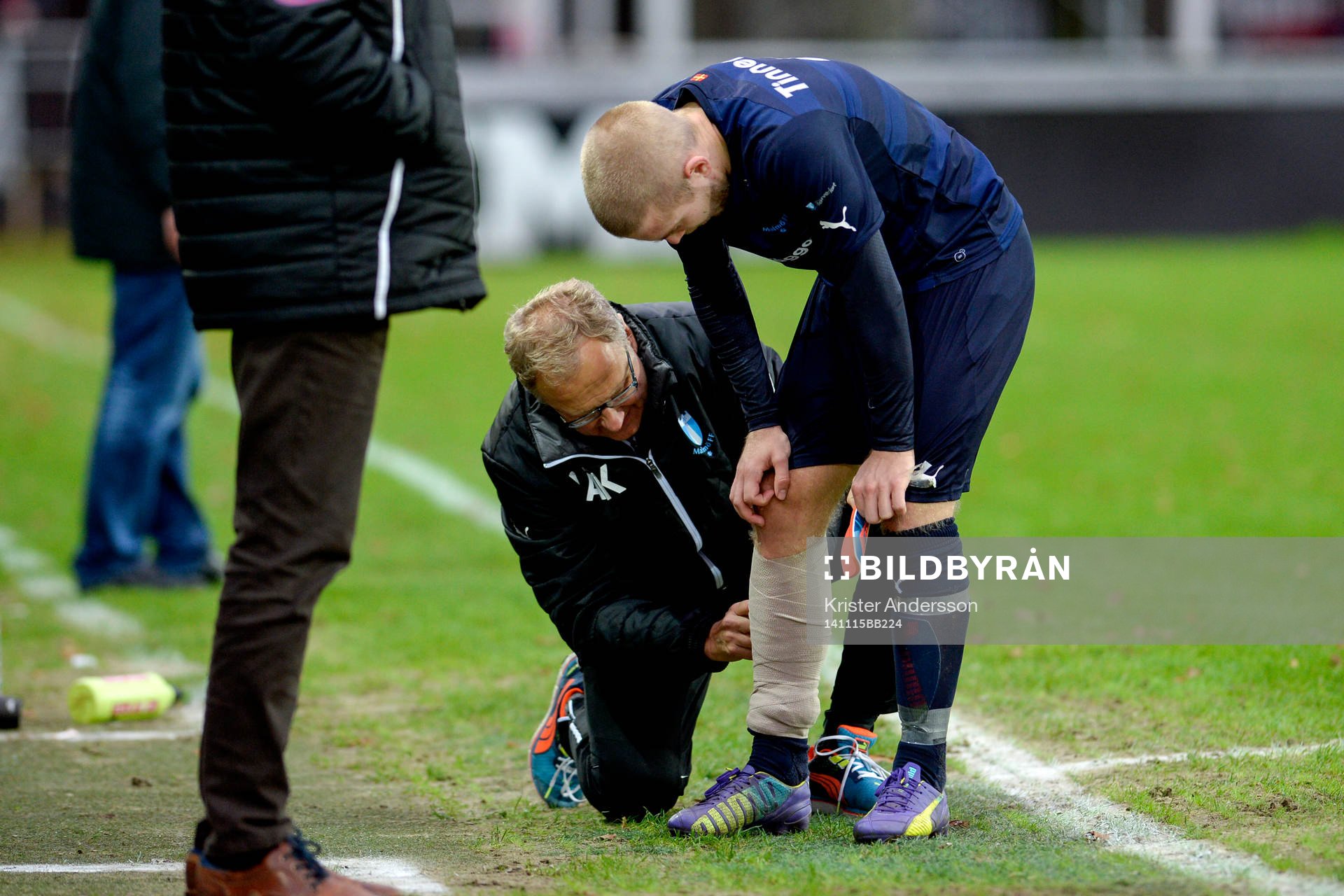 Malmö FFs Anton Tinnerholm skadades