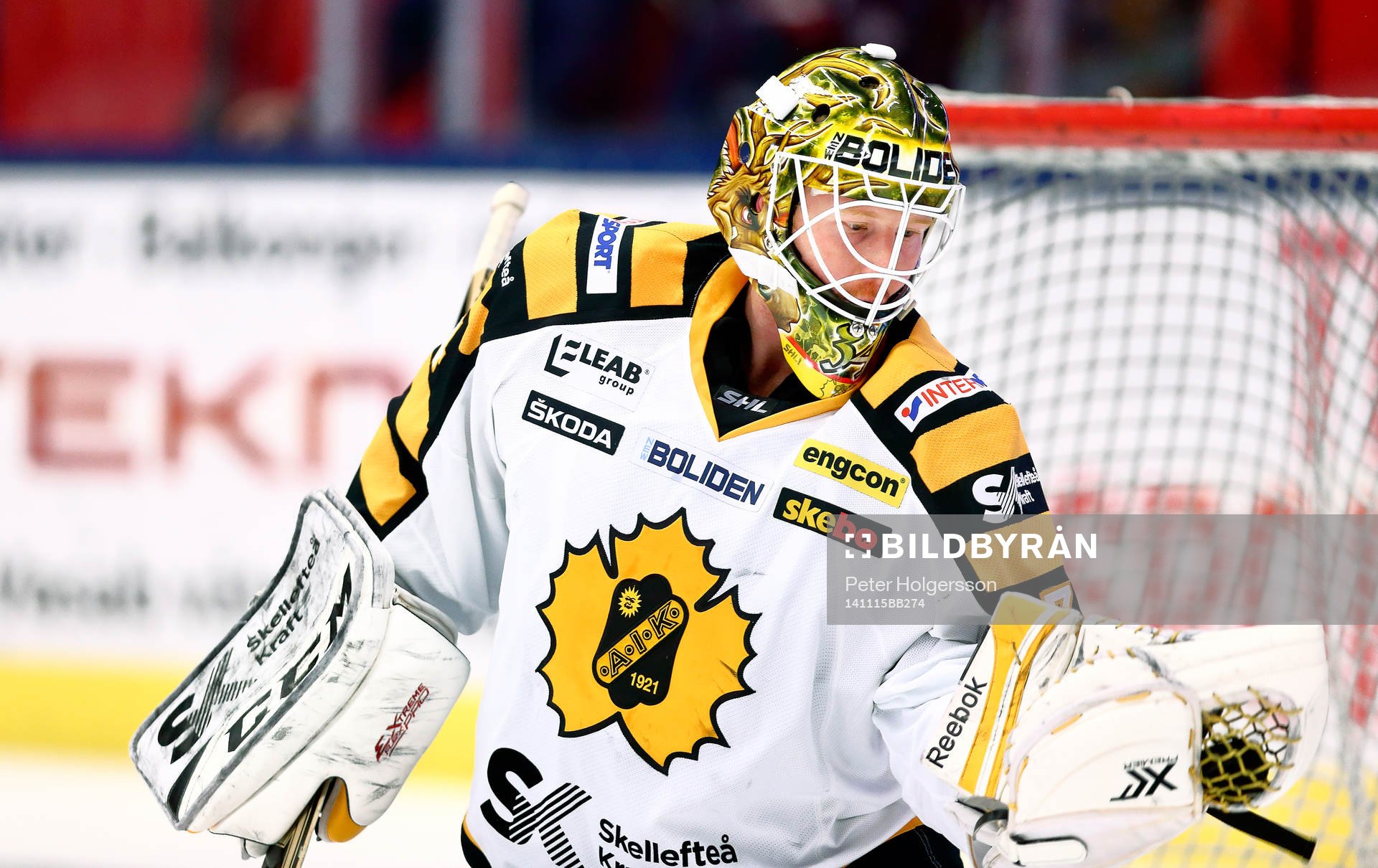 Skellefteås målvakt Erik Hanses