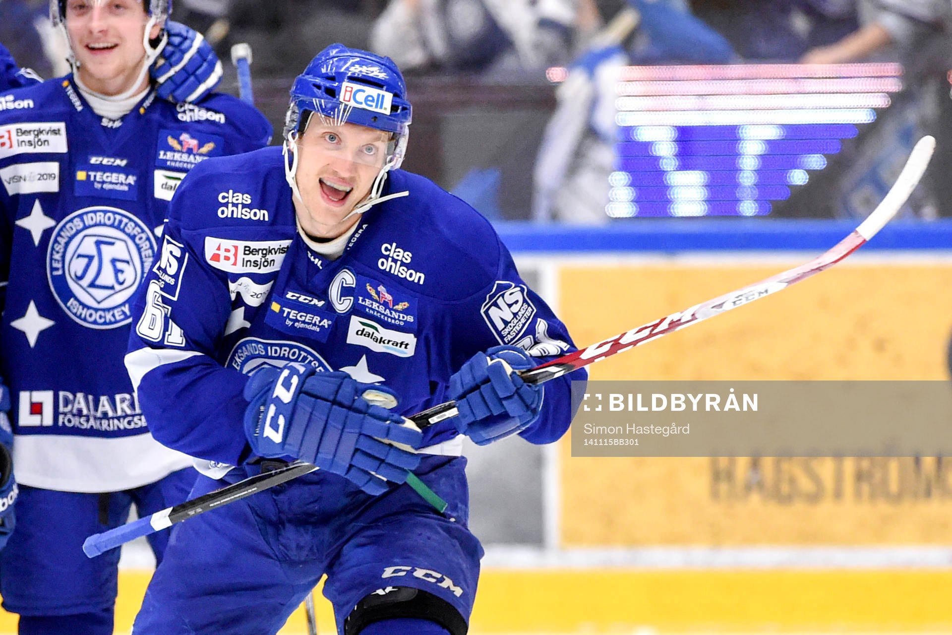 Leksands Johan Ryno jublar