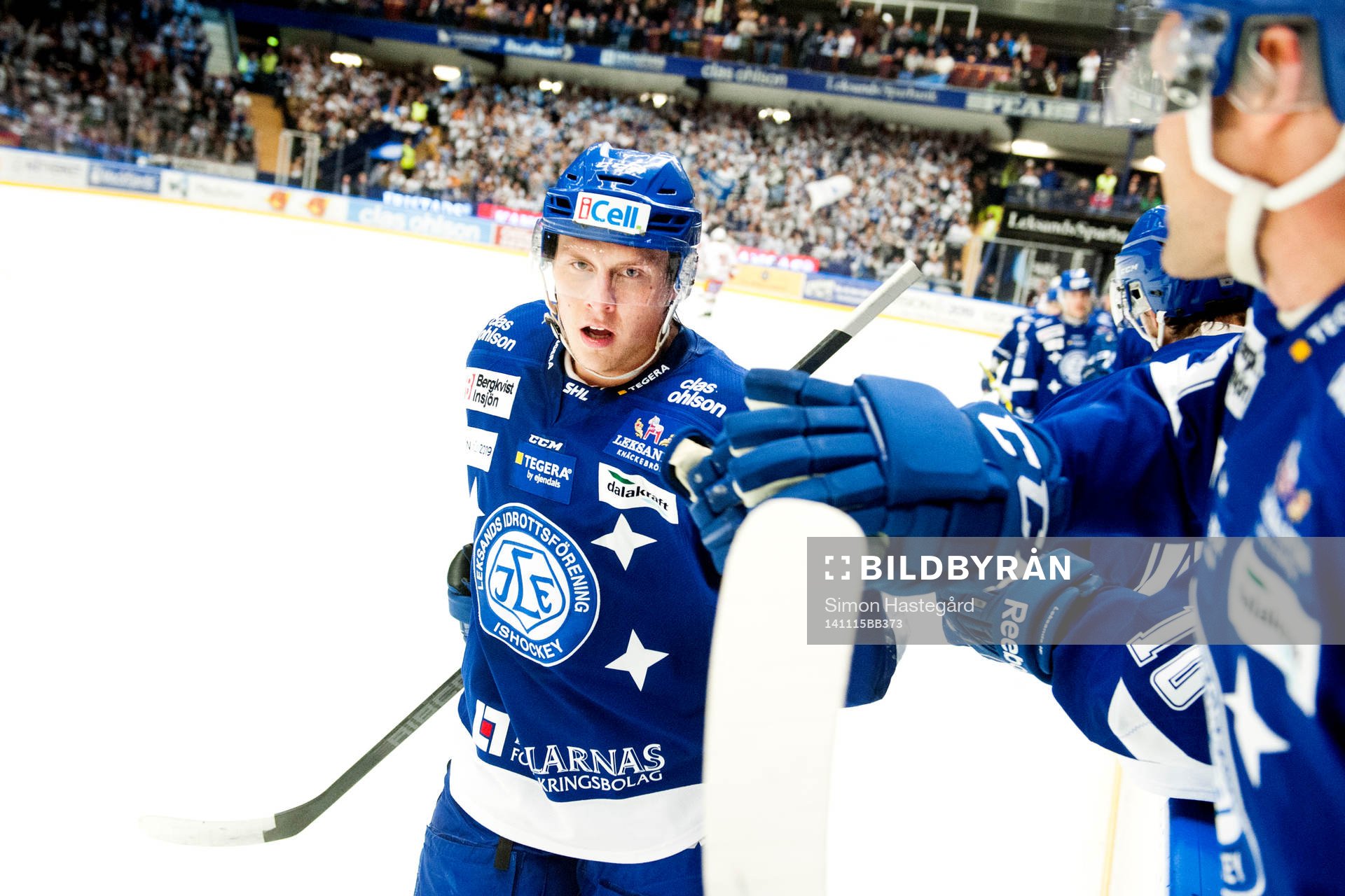 Leksands David Åslin jublar