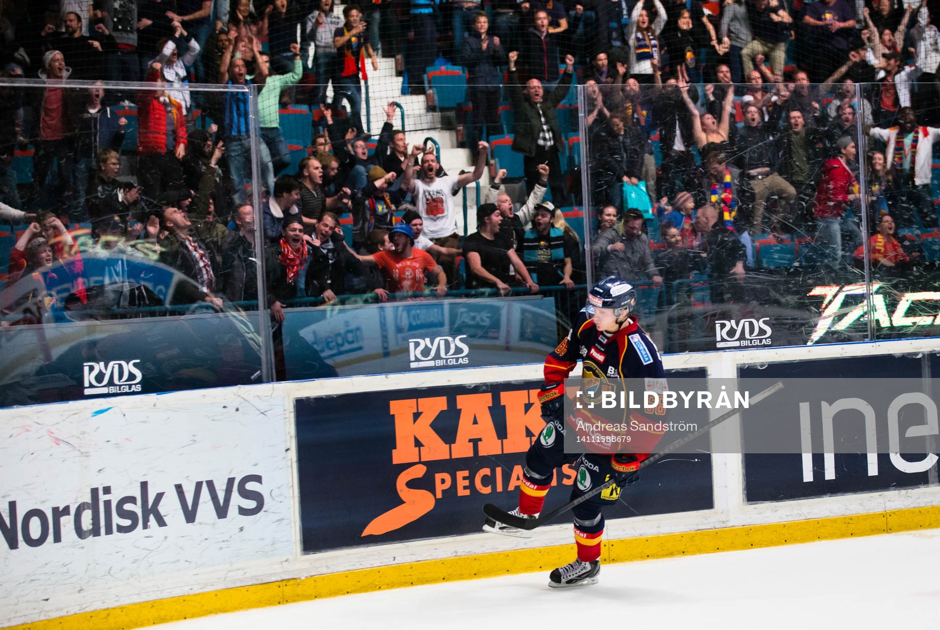 Djurgårdens Marcus Sörensen avgör matchen med 3-2 målet