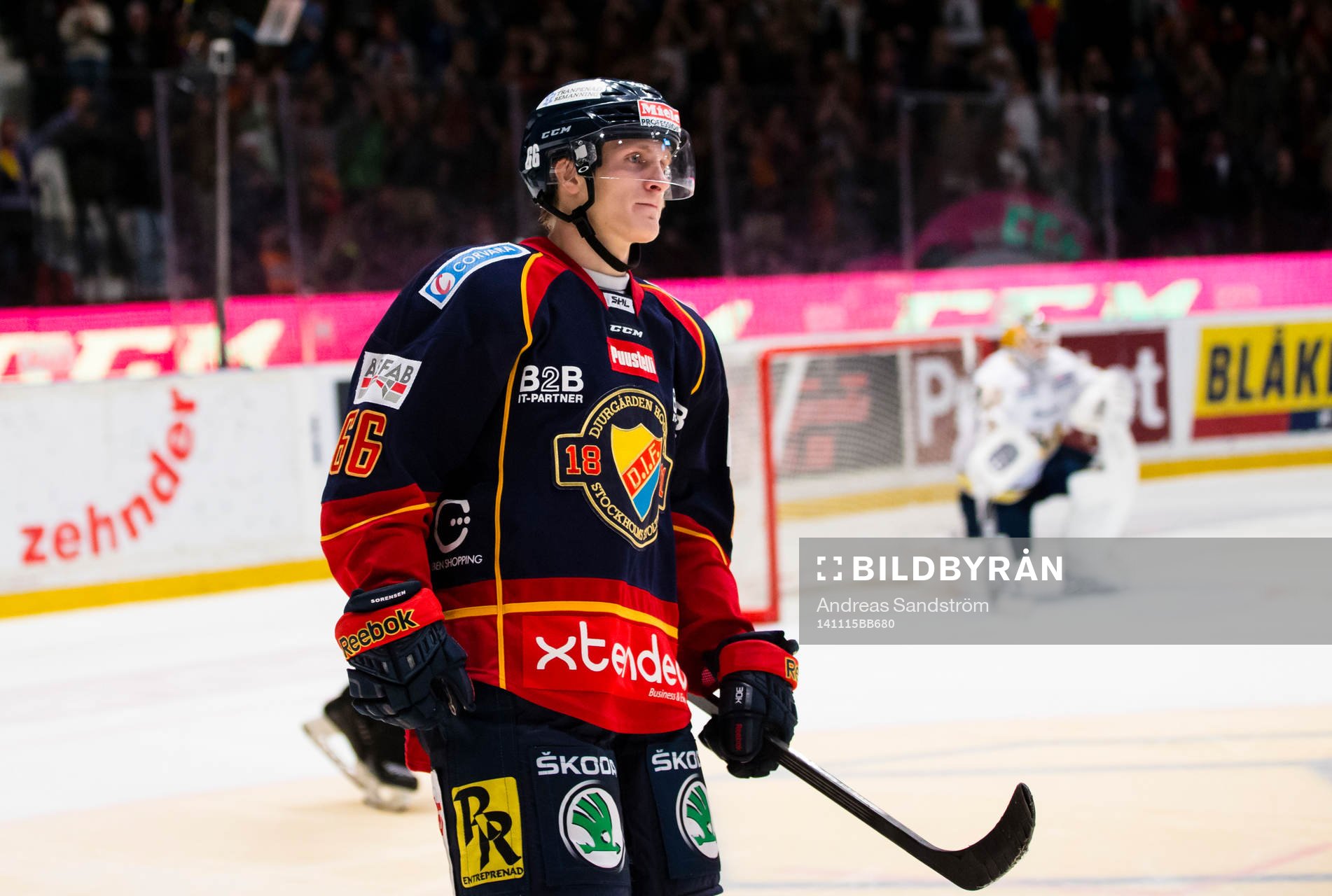 Djurgårdens Marcus Sörensen avgör matchen med 3-2 målet