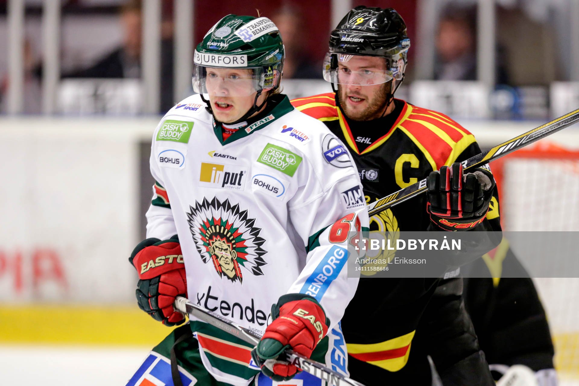Frölundas Artturi Lehkonen och Brynäs Niclas Andersén