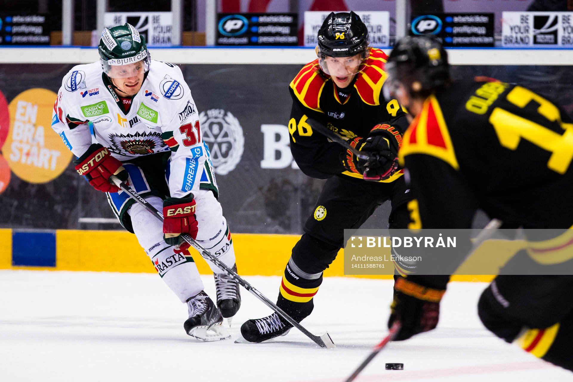 Frölundas Nicklas Lasu och Brynäs Oskar Lindblom