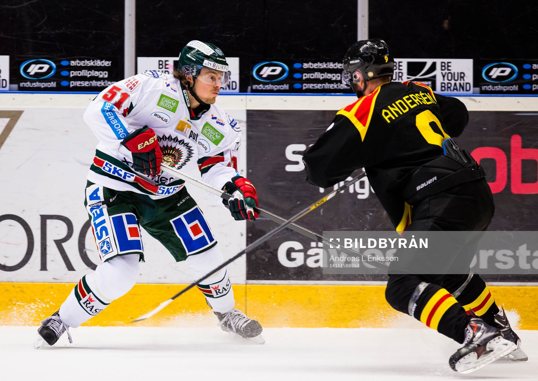 Frölundas Mats Rosseli Olsen och Niclas Andersén