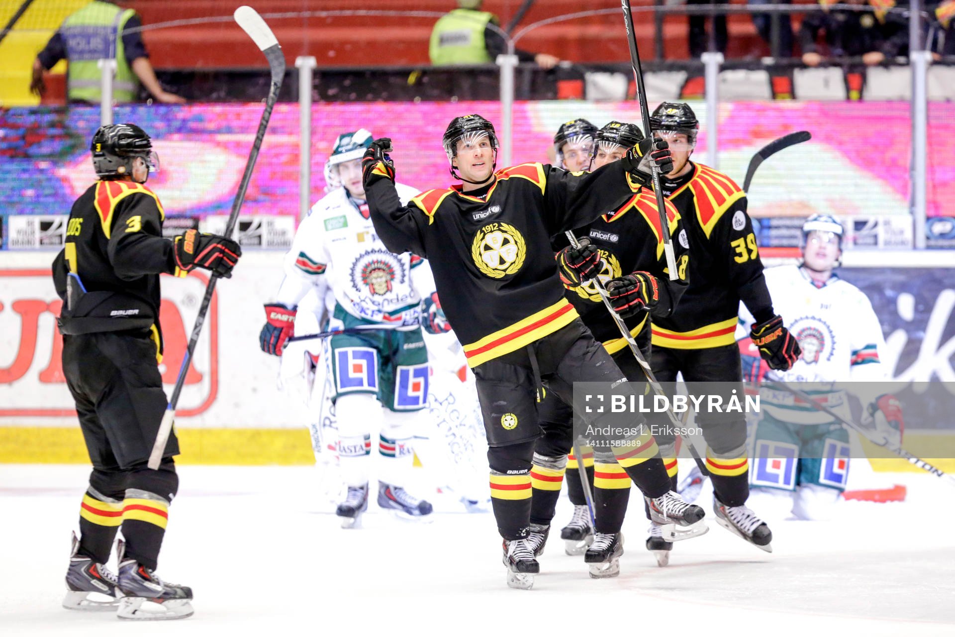 Brynäs Greg Scott jublar