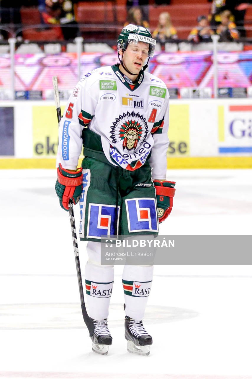 Frölundas Christian Bäckman deppar