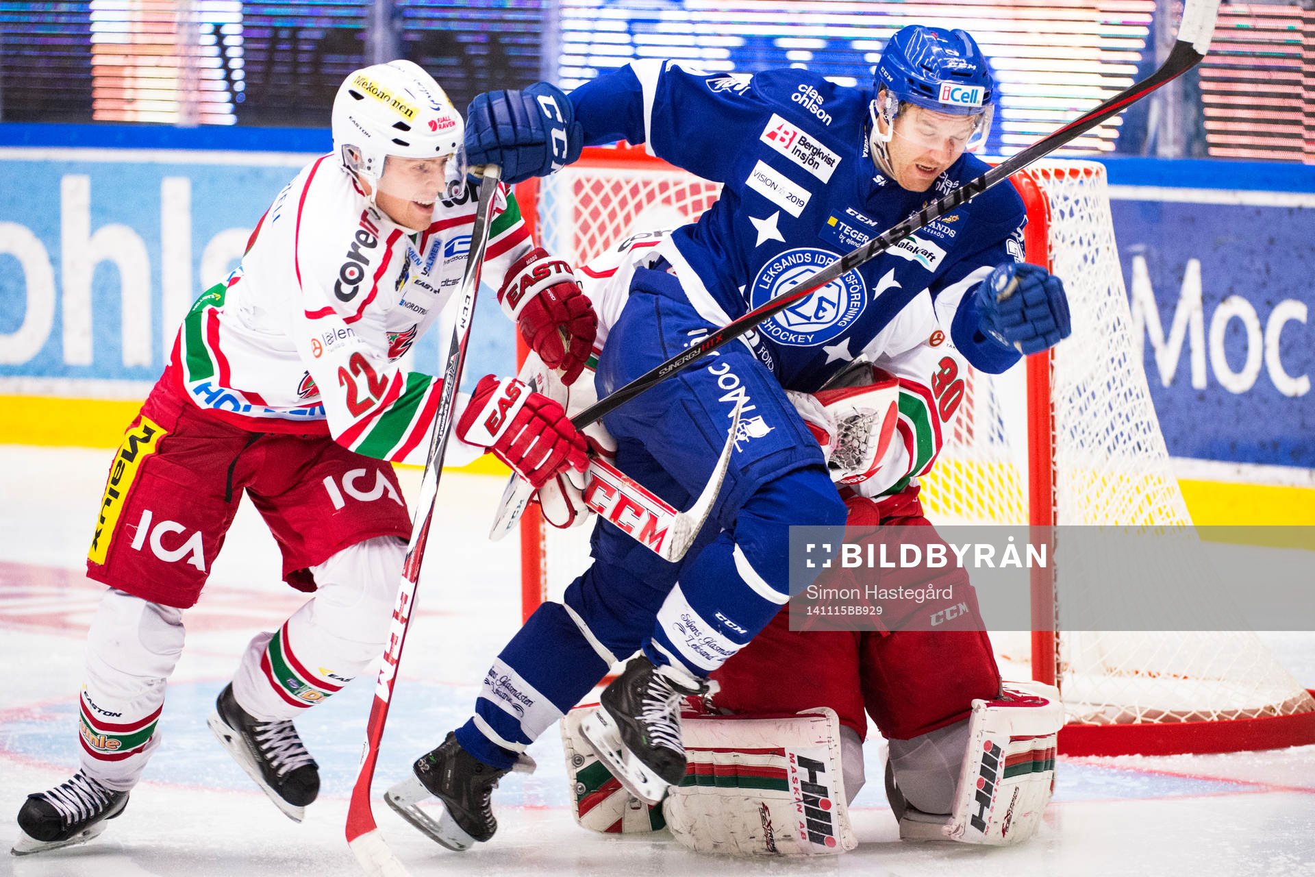 Modos Albin Carlson och Leksands Jens Bergenström