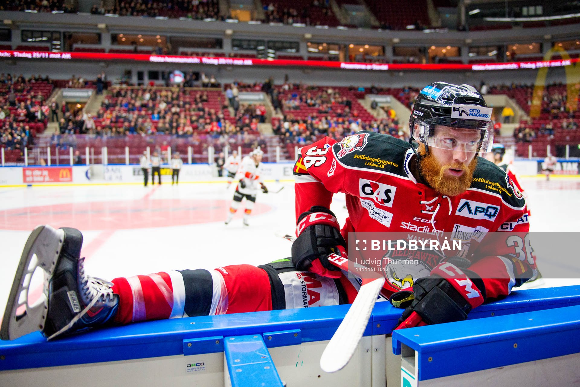 Malmö Redhawks David Liffiton stretachar