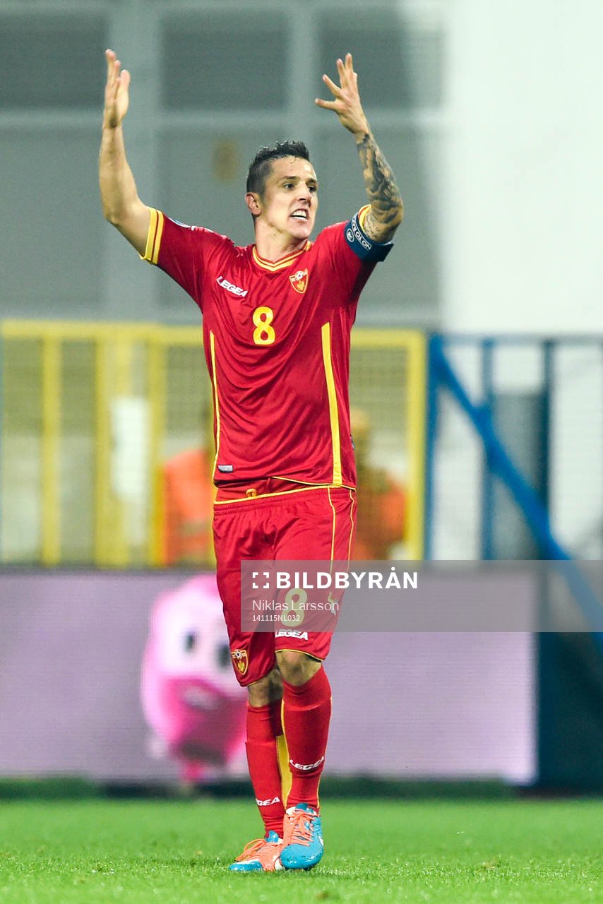 Montenegros Stevan Jovetic jublar