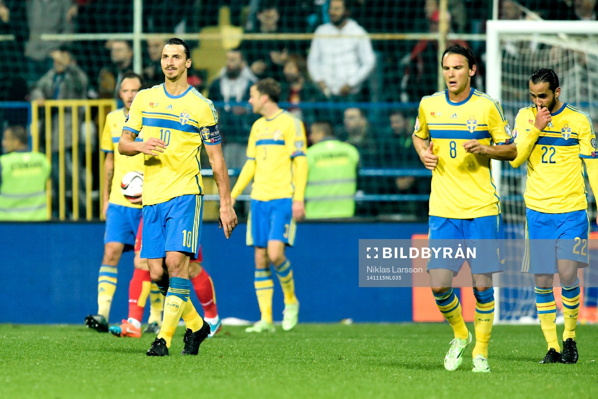 Sveriges Zlatan Ibrahimovic deppar
