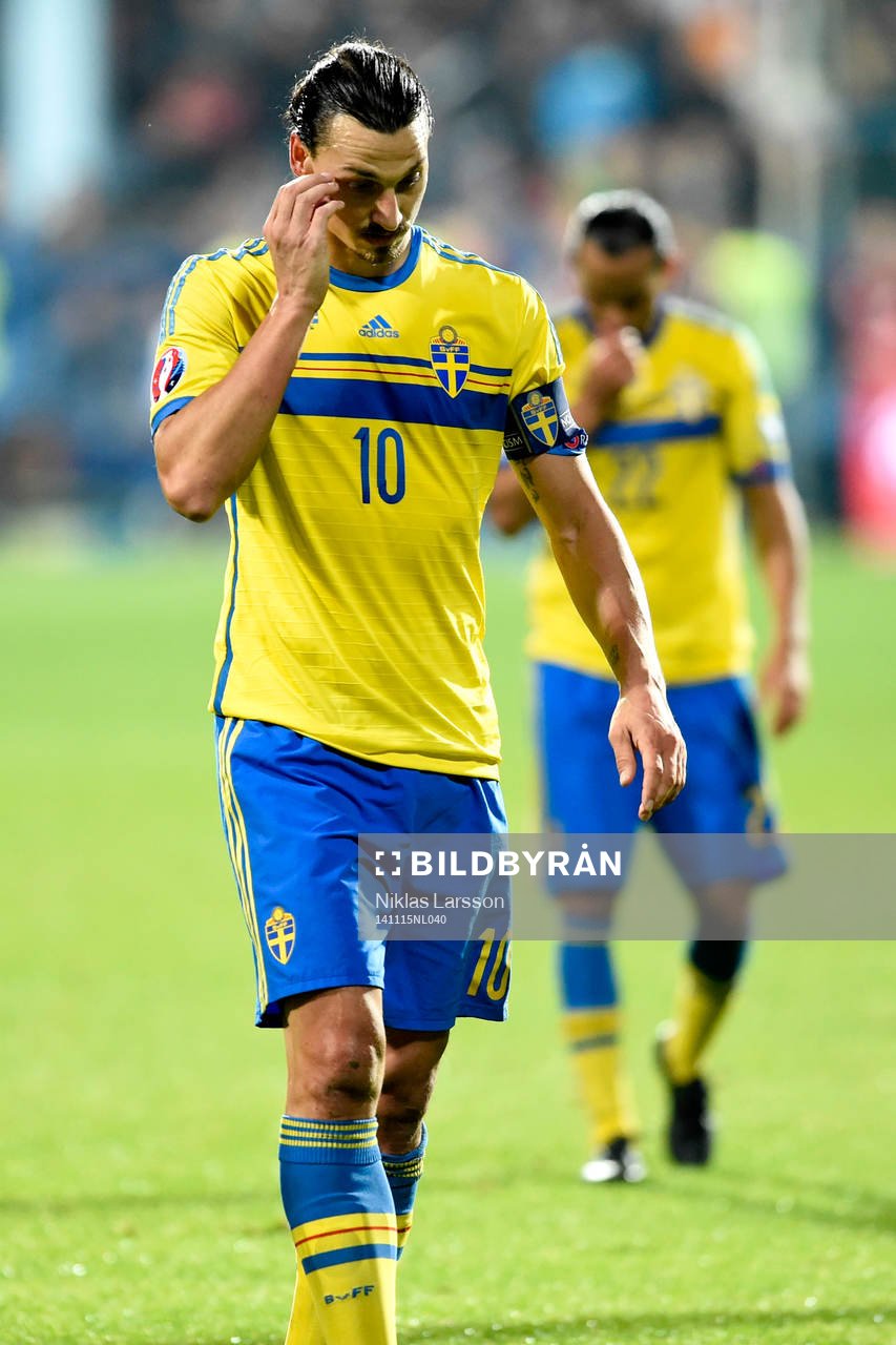 Sveriges Zlatan Ibrahimovic deppar