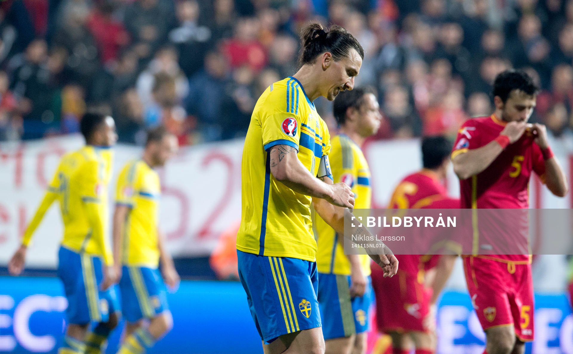 Sveriges Zlatan Ibrahimovic deppar