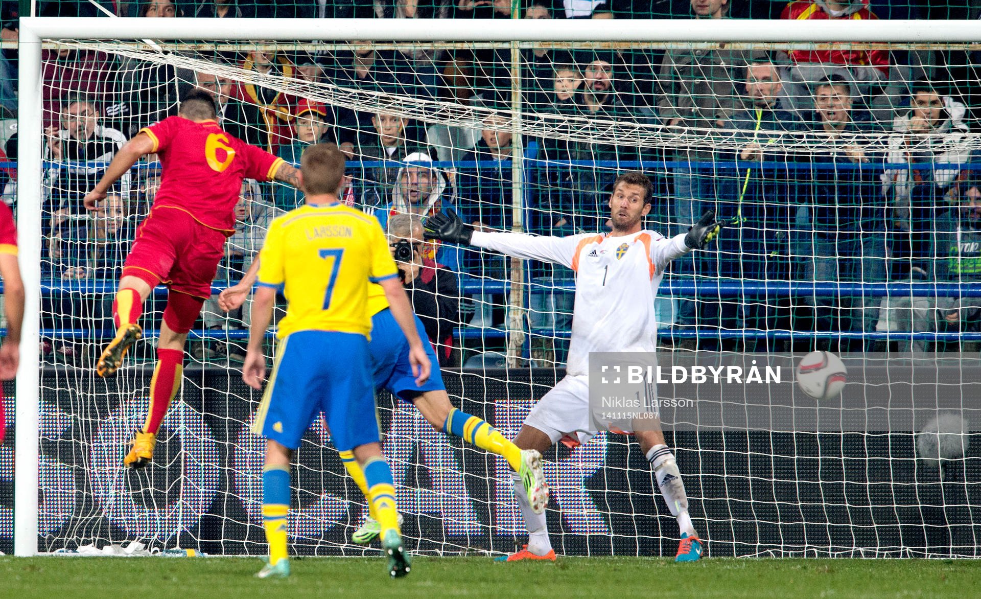 Sveriges målvakt Andreas Isaksson