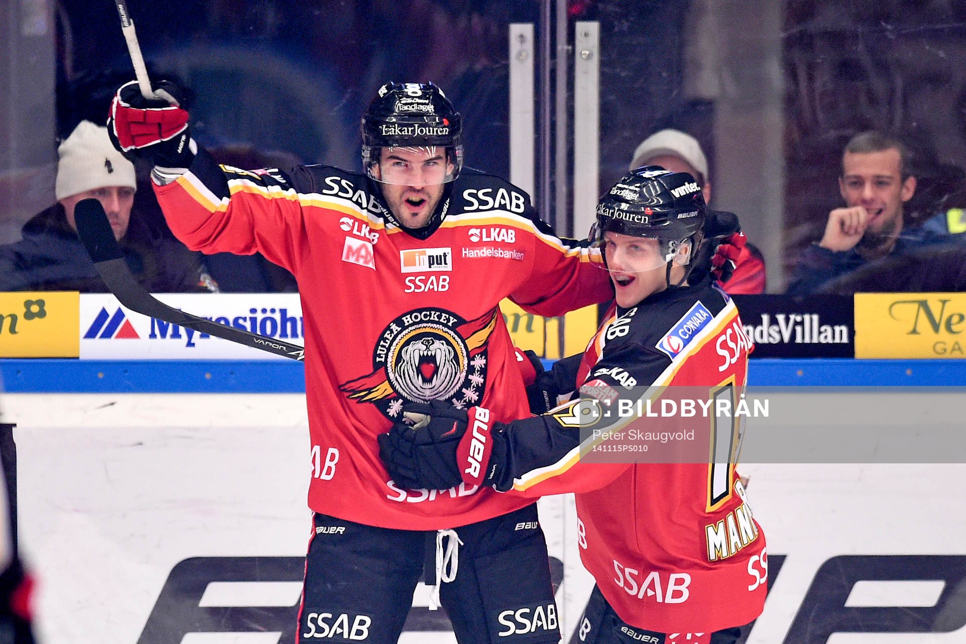Luleås Stephen Dixon jublar