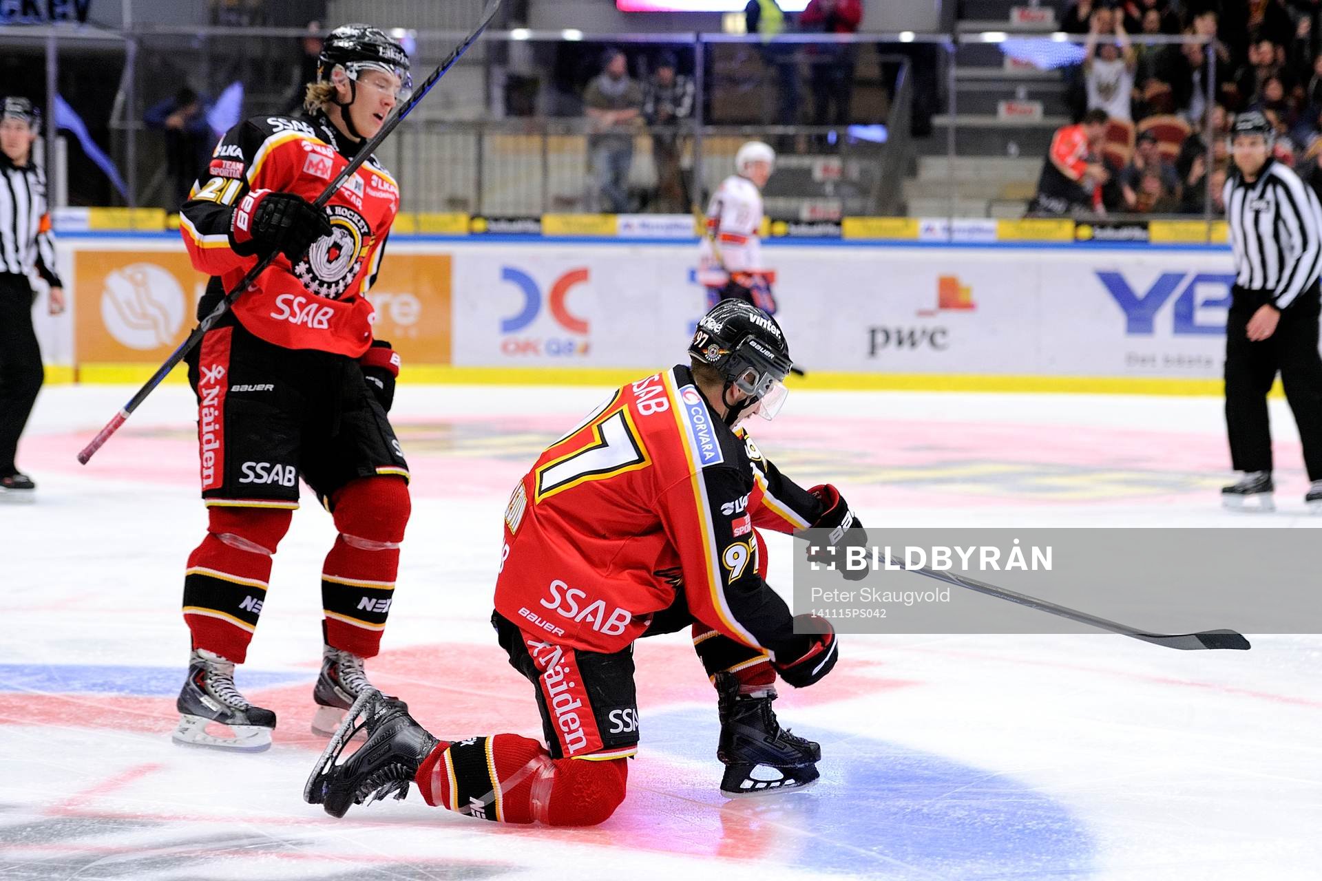 Luleås Per Ledin jublar
