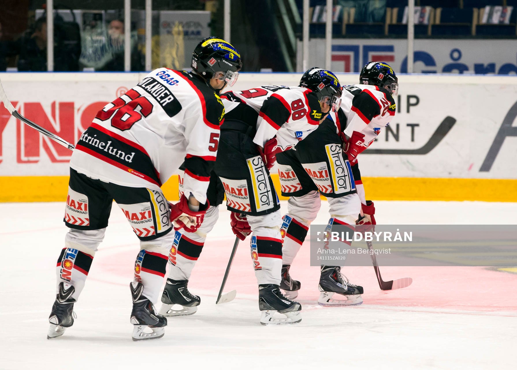 Örebros Johan Wiklander, Viktor Ekbom och Marcus Weinstock