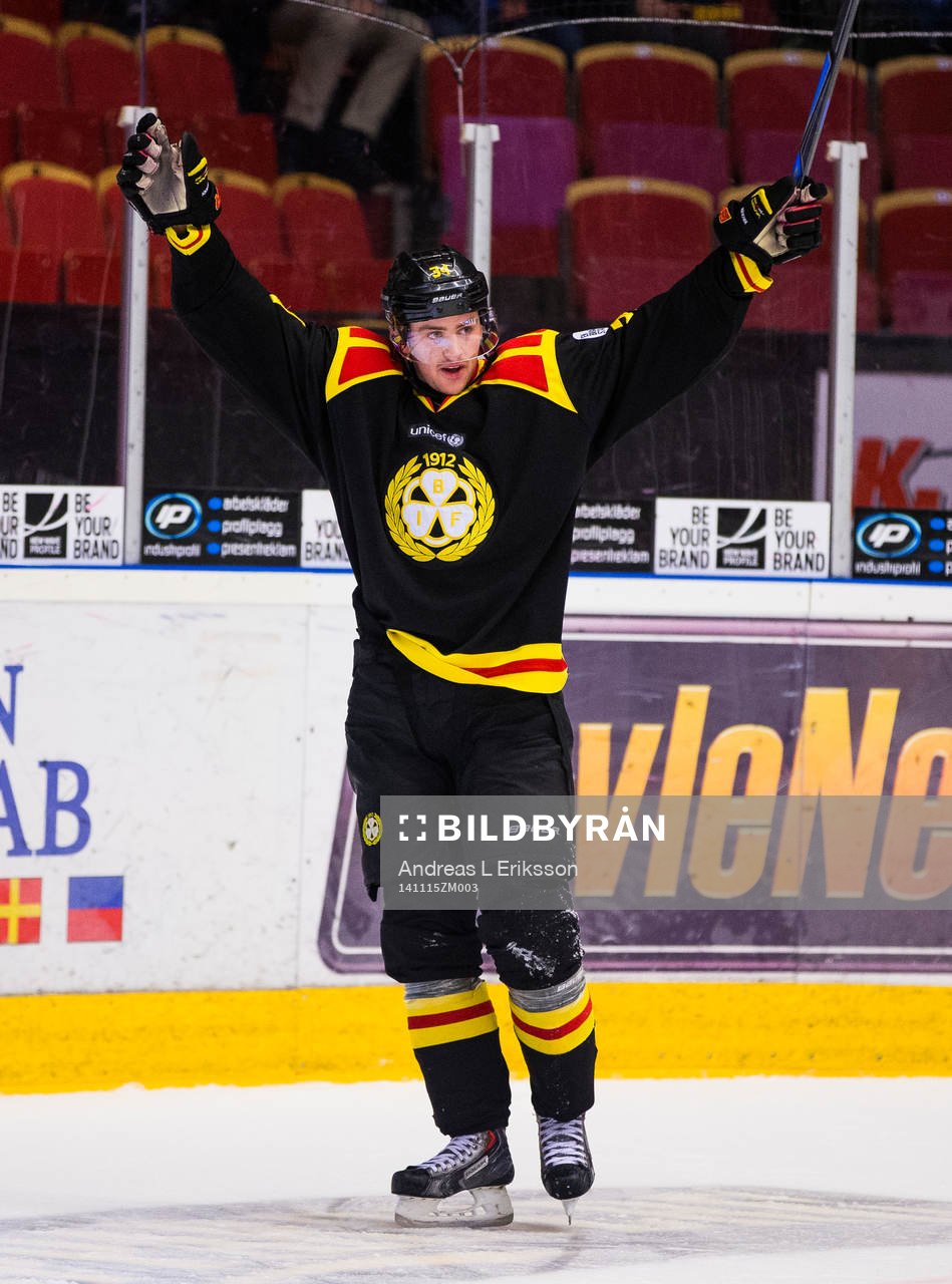 Brynäs Daniel Brodin jublar
