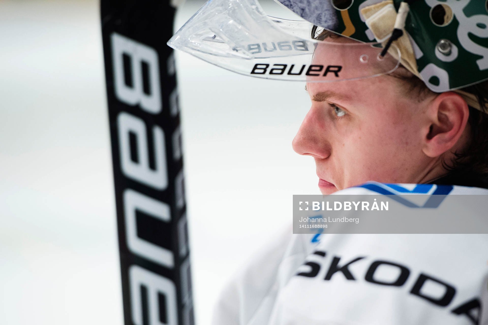 Björklövens målvakt Johan Mattsson