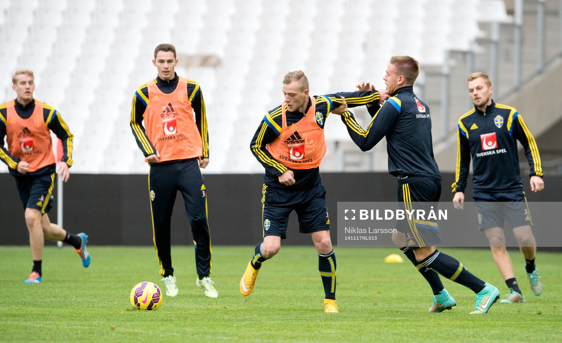 Sveriges John Guidetti och Pontus Jansson