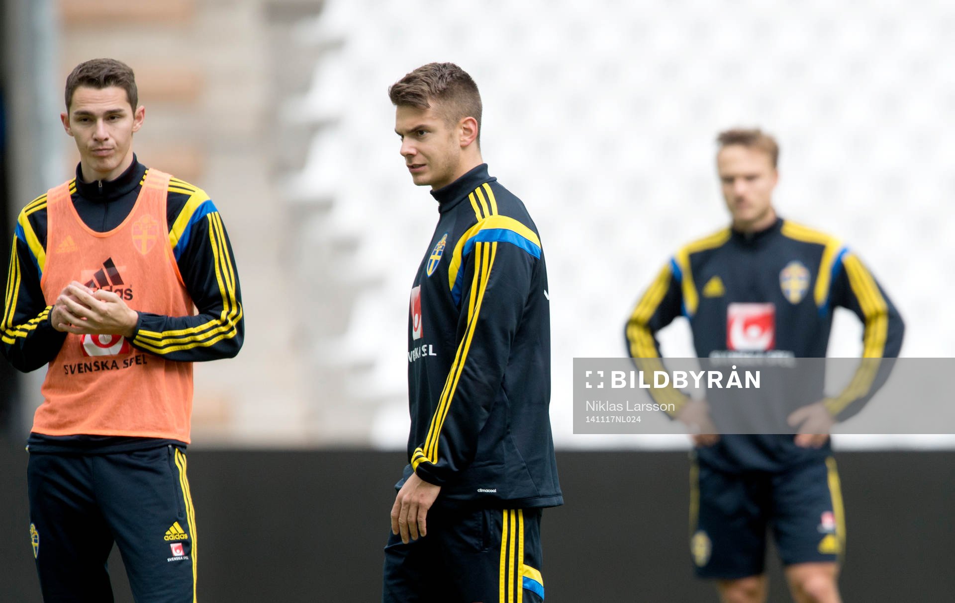 Sveriges Alexander Kacaniklic, Branimir Hrgota, Isaac Kiese