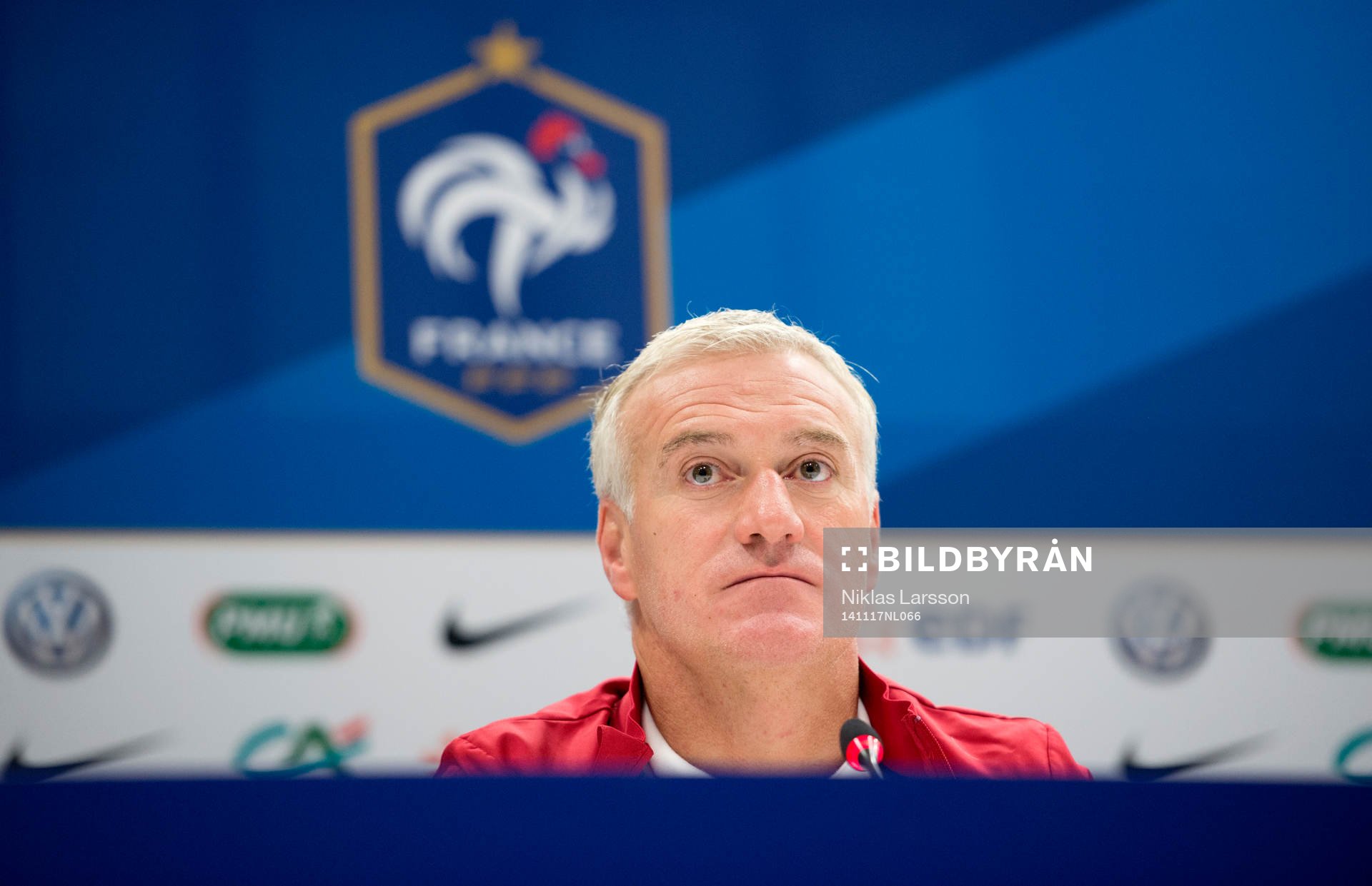 Frankrikes förbundskapten Didier Deschamps