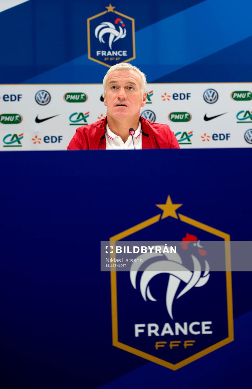Frankrikes förbundskapten Didier Deschamps