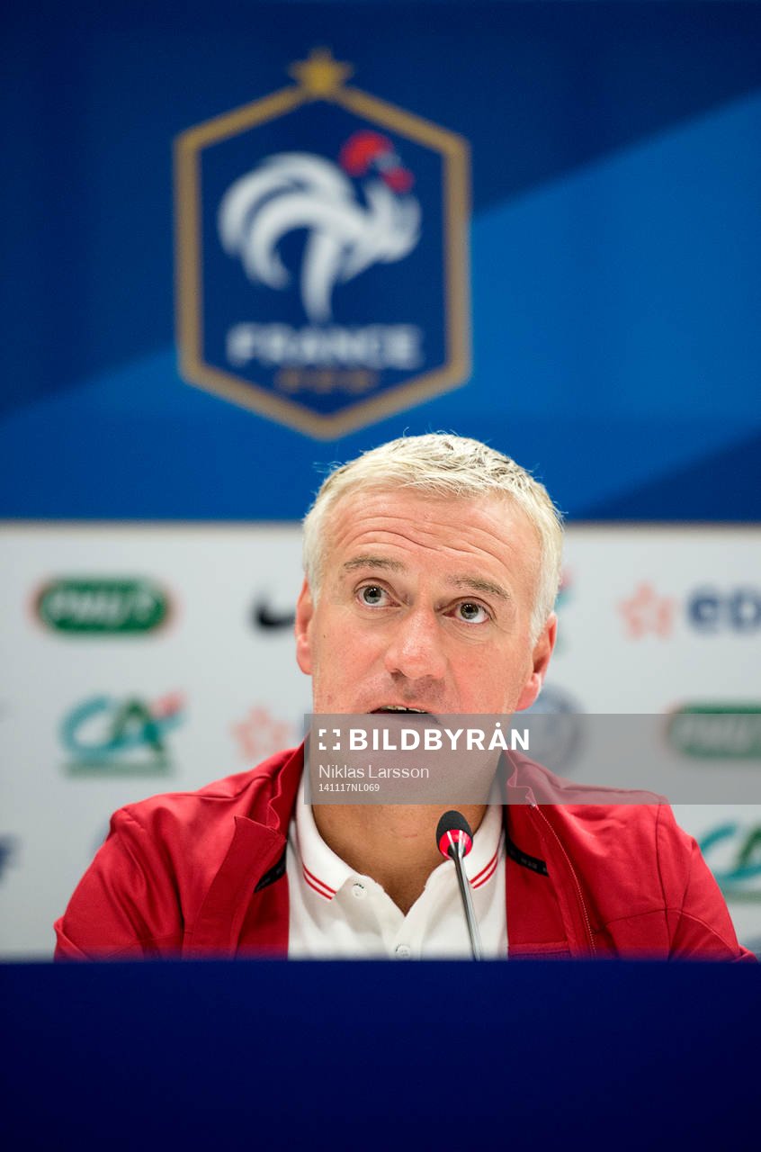 Frankrikes förbundskapten Didier Deschamps