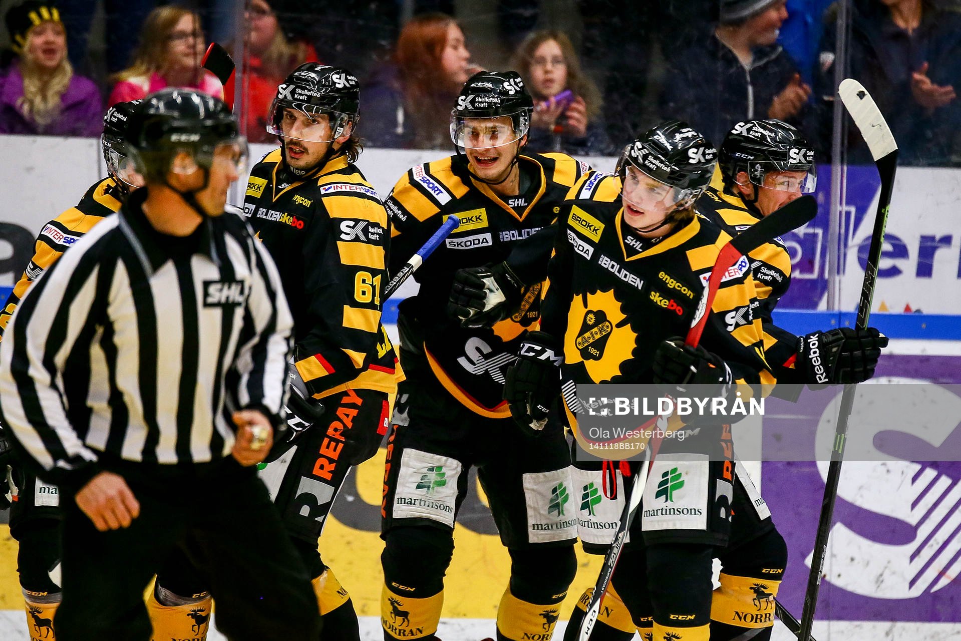 Skellefteås Kirill Kabanov jublar
