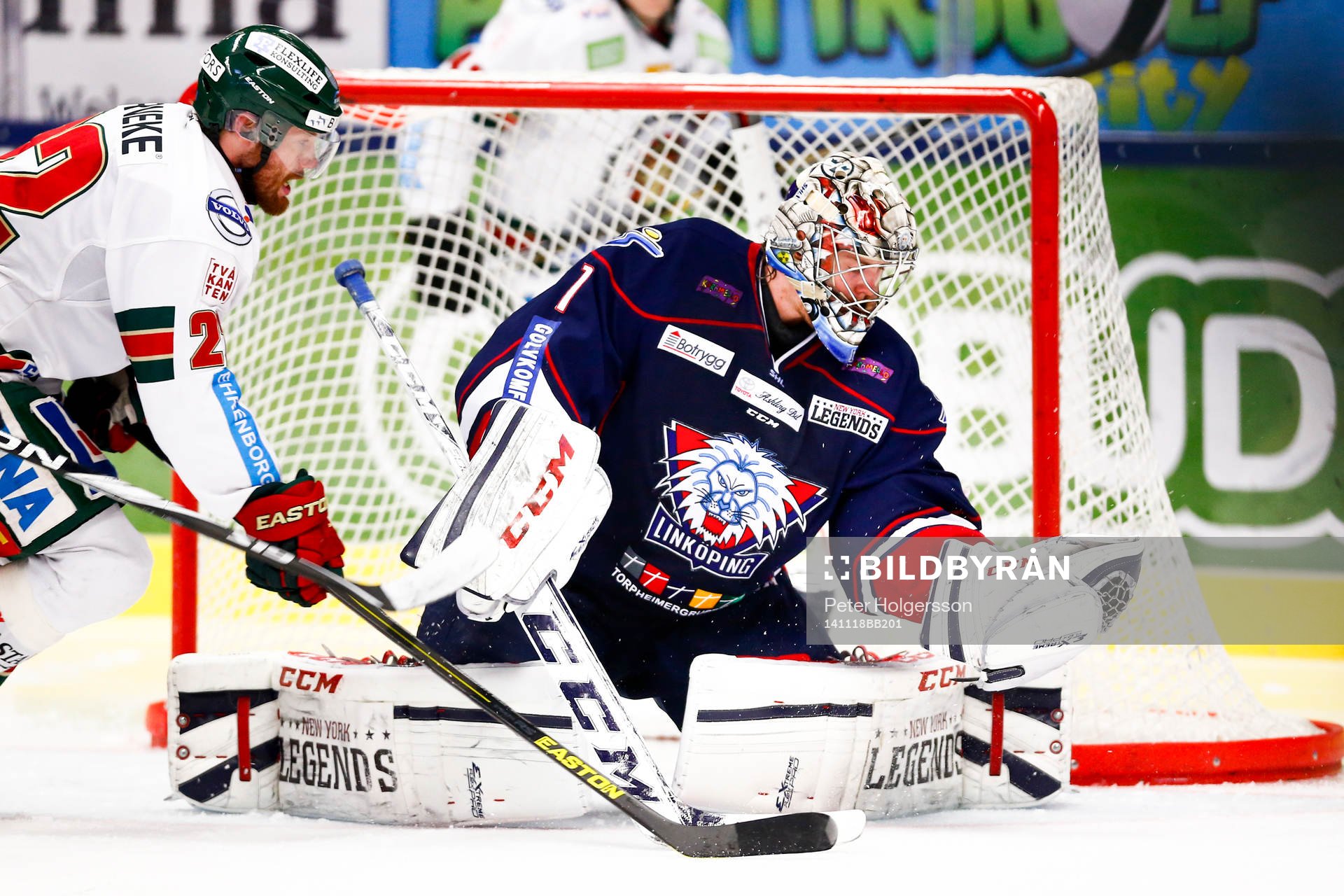 Linköpings målvakt Marcus Högberg
