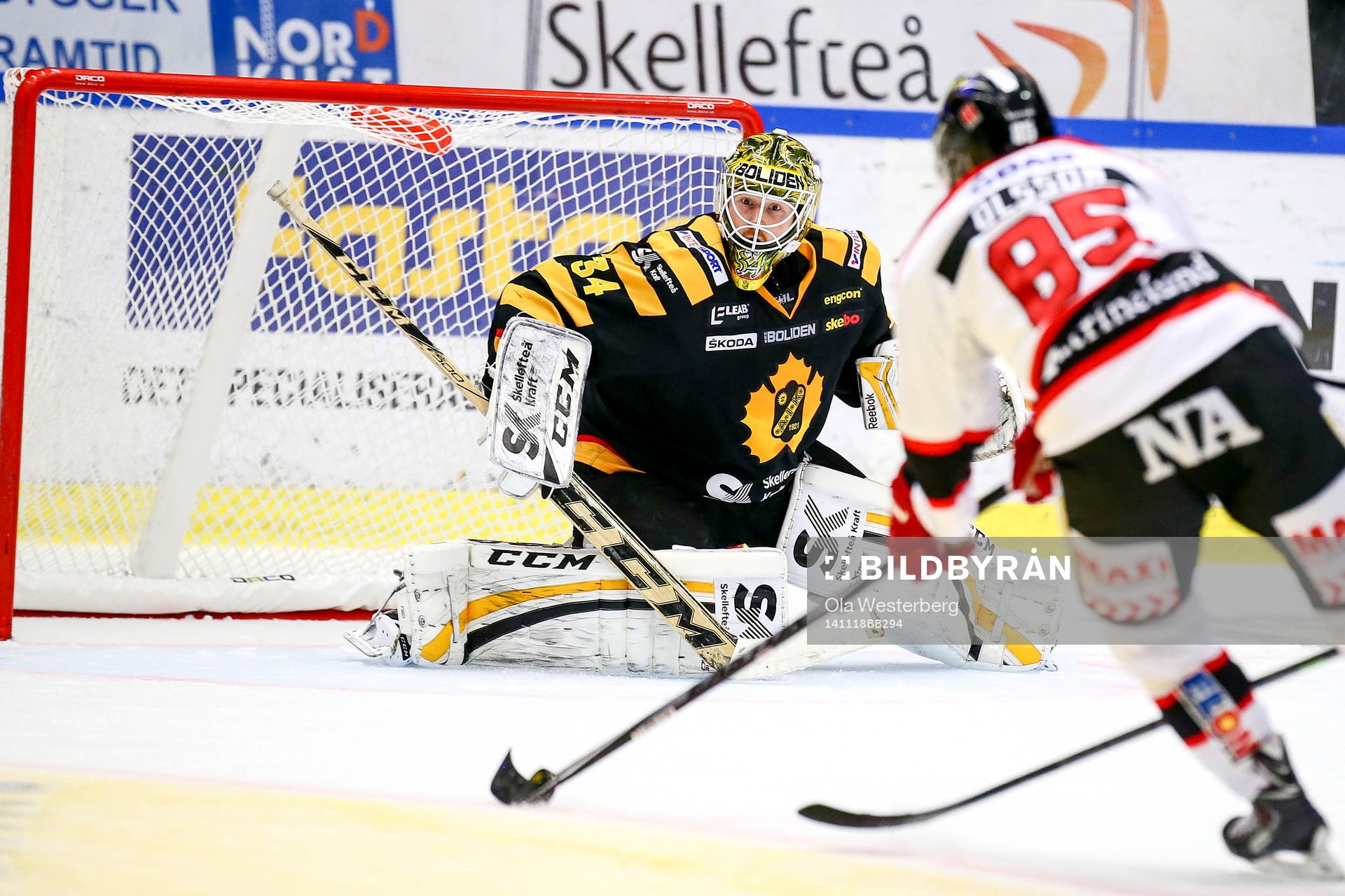 Skellefteås målvakt Erik Hanses