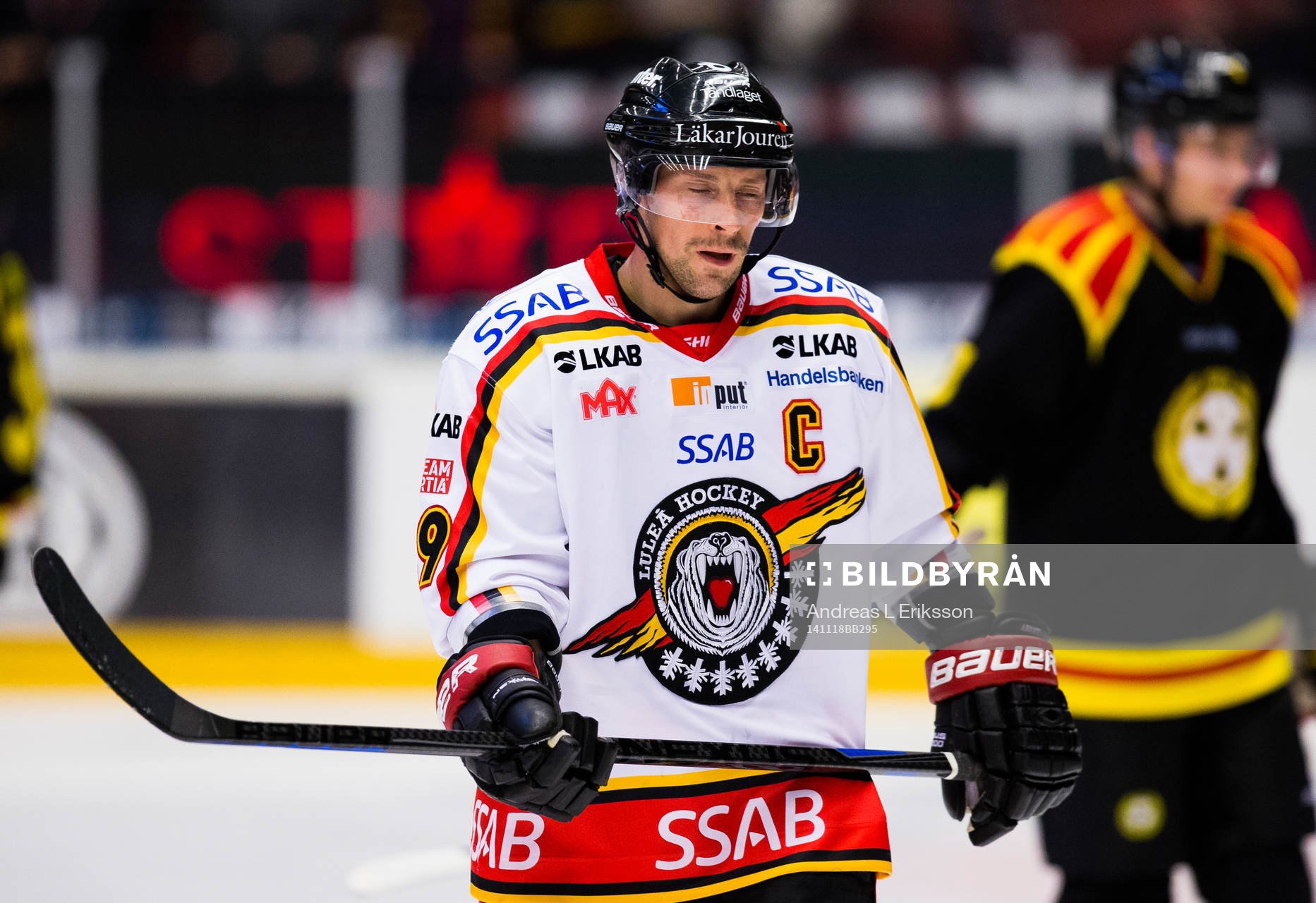 Luleås Chris Abbott ser deppig ut