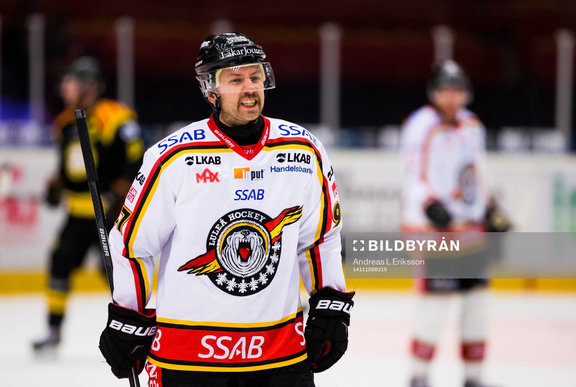 Luleås Per Ledin reagerar