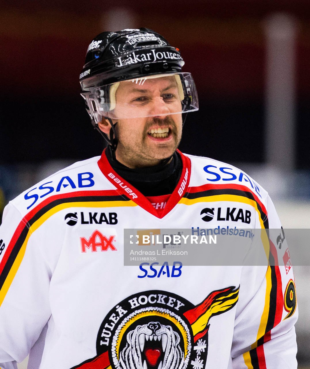 Luleås Per Ledin reagerar