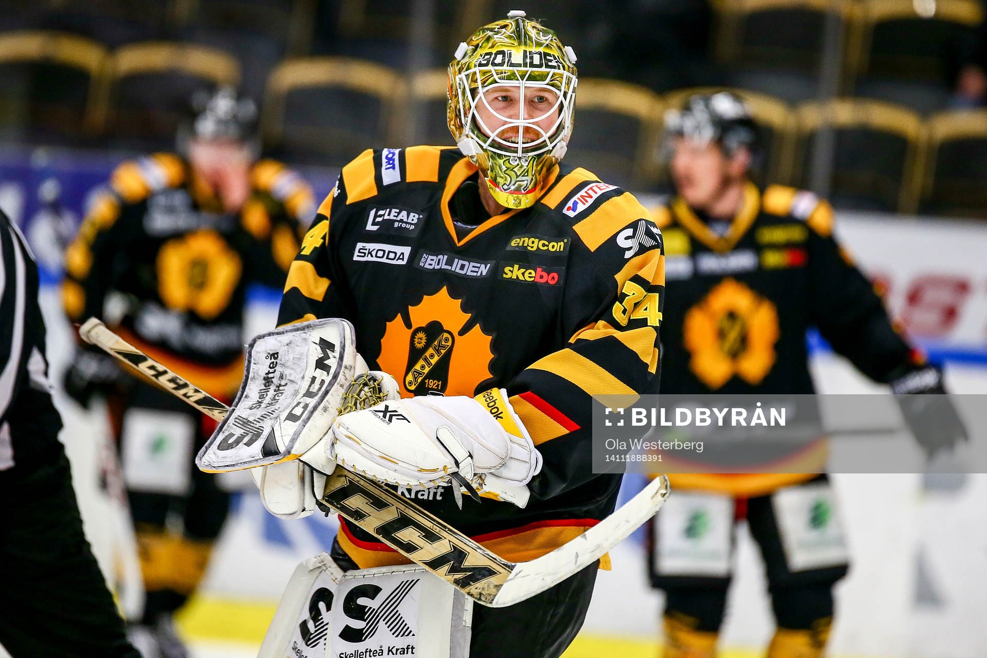 Skellefteås målvakt Erik Hanses