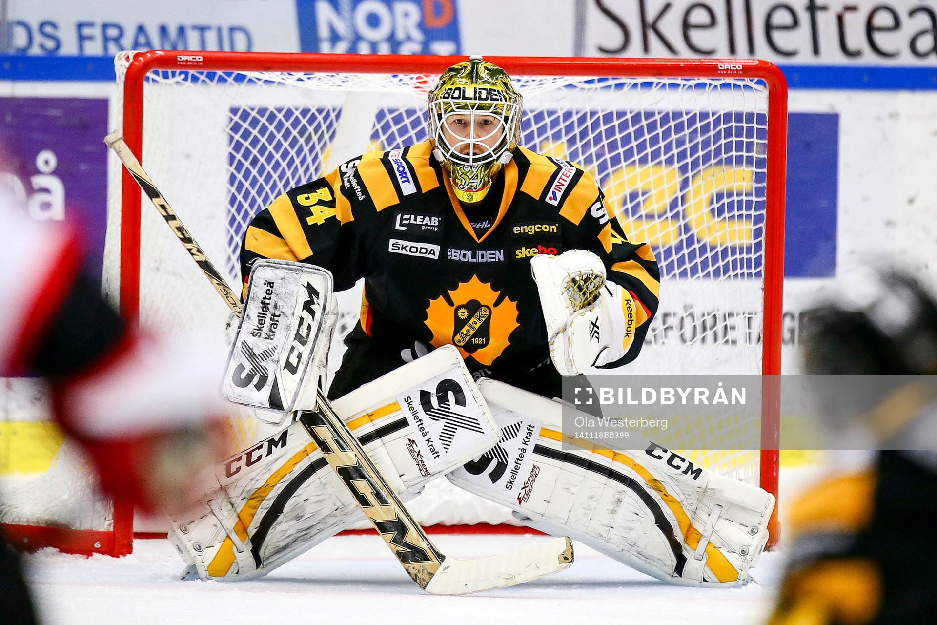 Skellefteås målvakt Erik Hanses