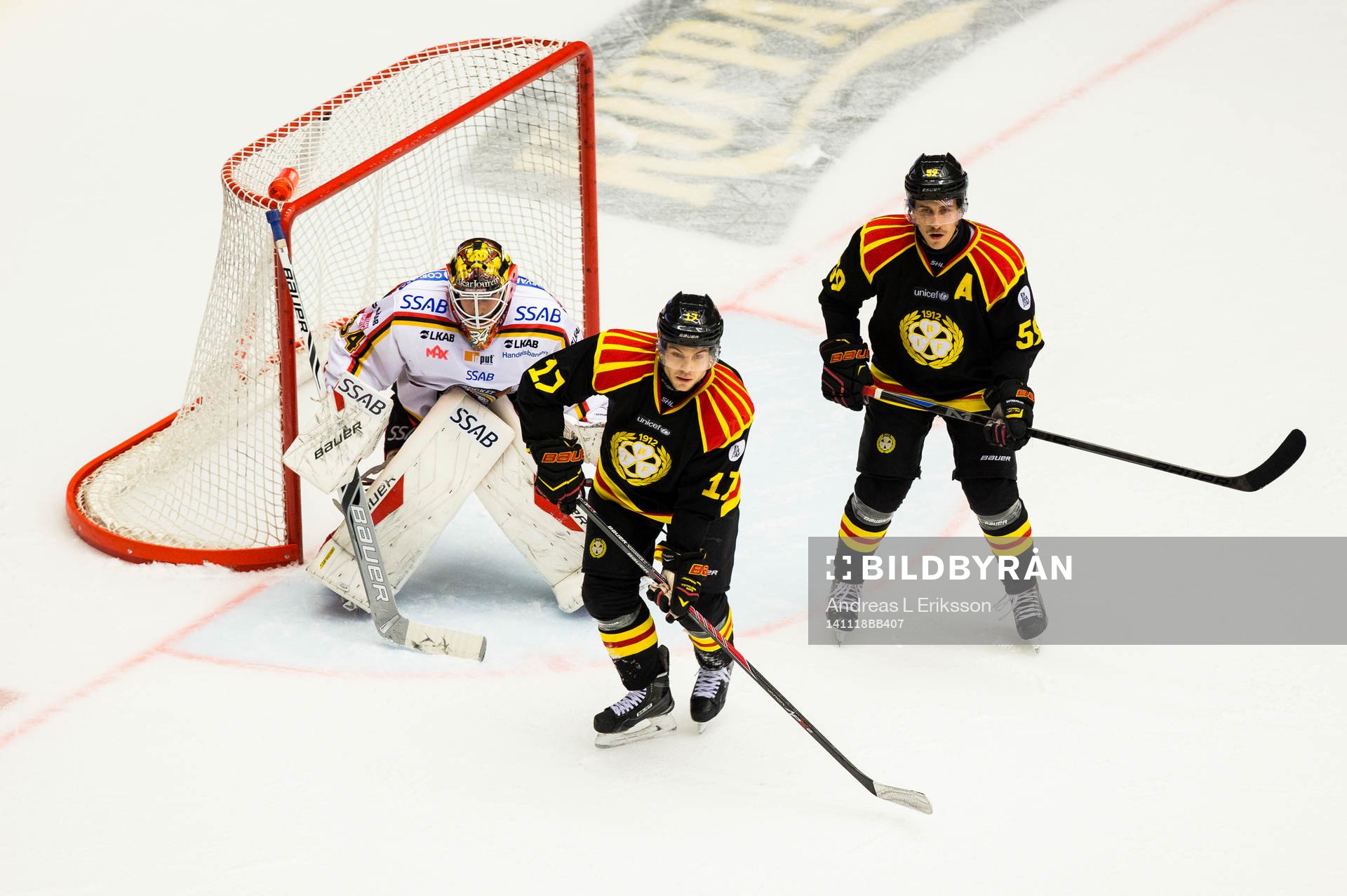Brynäs Pathrik Westerholm och Sebastian Enterfeldt
