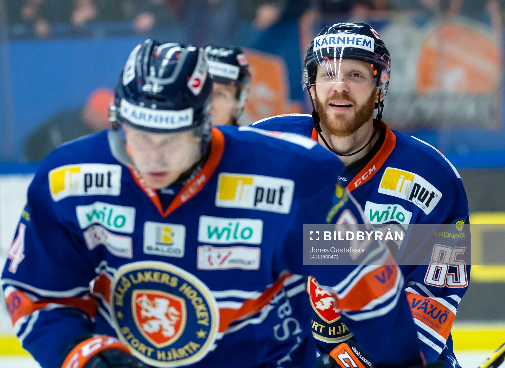 Växjös Liam Reddox har gjort 5-3 till Växjö