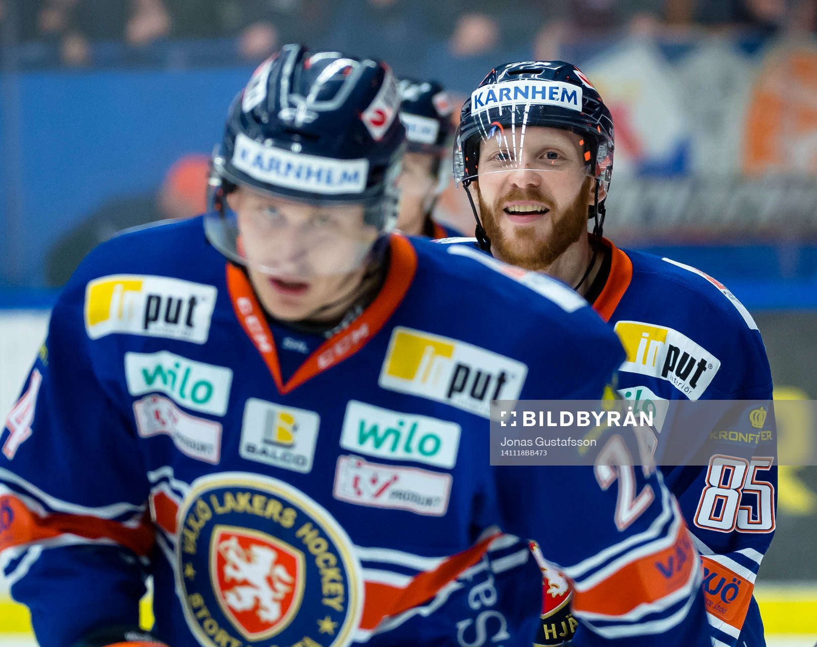 Växjös Liam Reddox har gjort 5-3 till Växjö