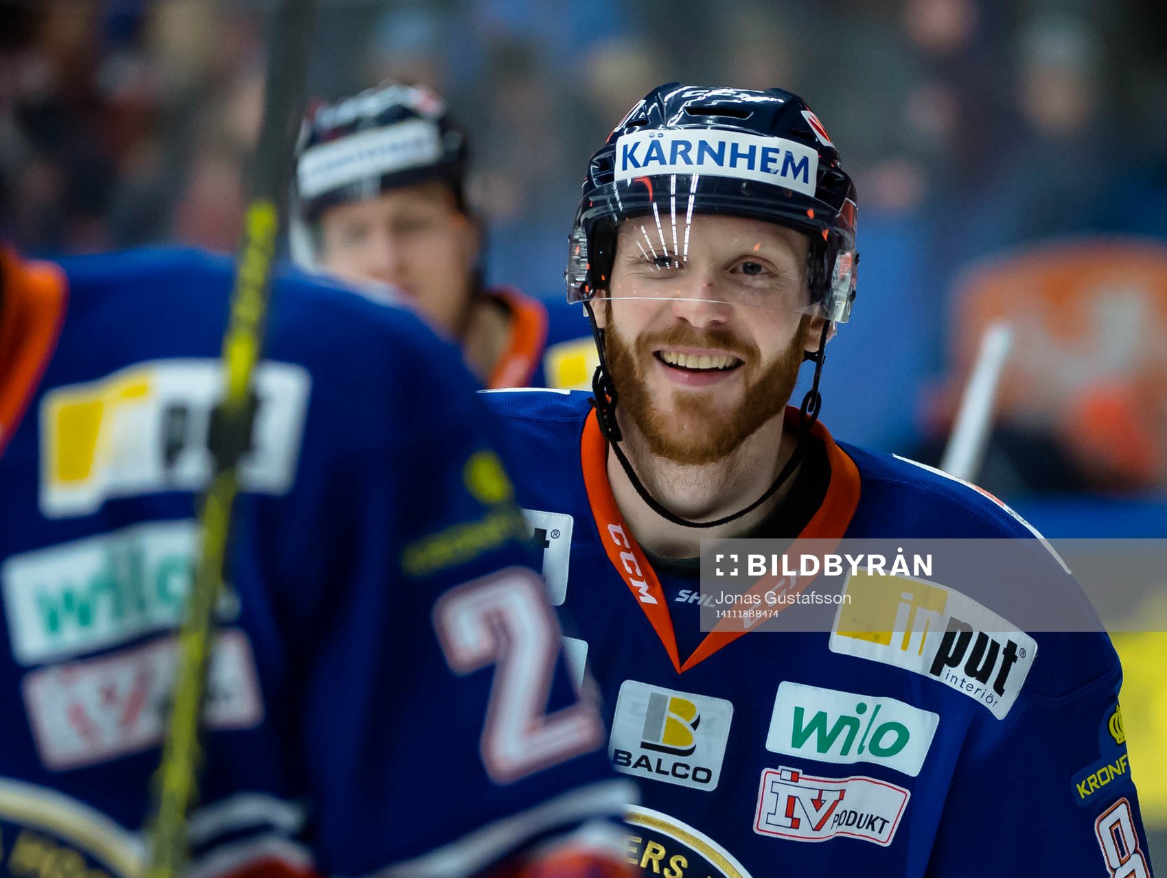 Växjös Liam Reddox har gjort 5-3 till Växjö
