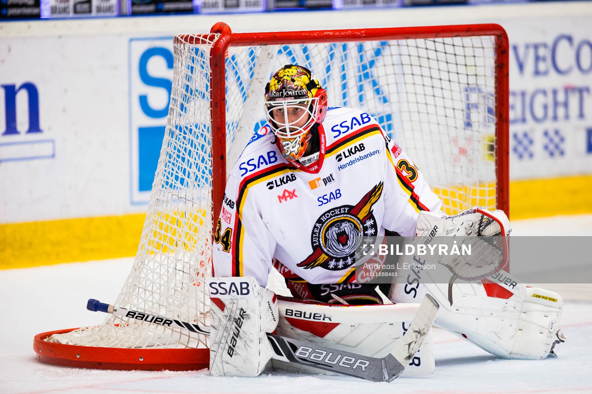 Luleås målvakt Joel Lassinantti