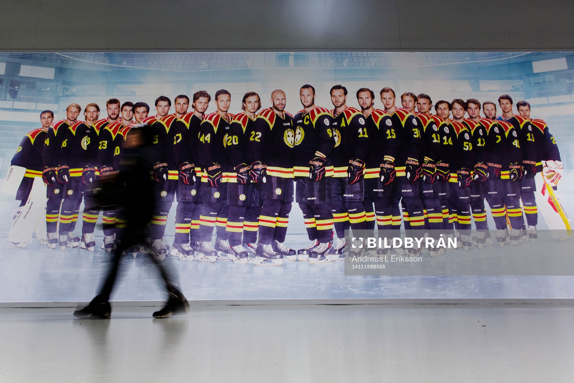 Publikutrymme i Gavlerinken arena innan ishockeymatchen i