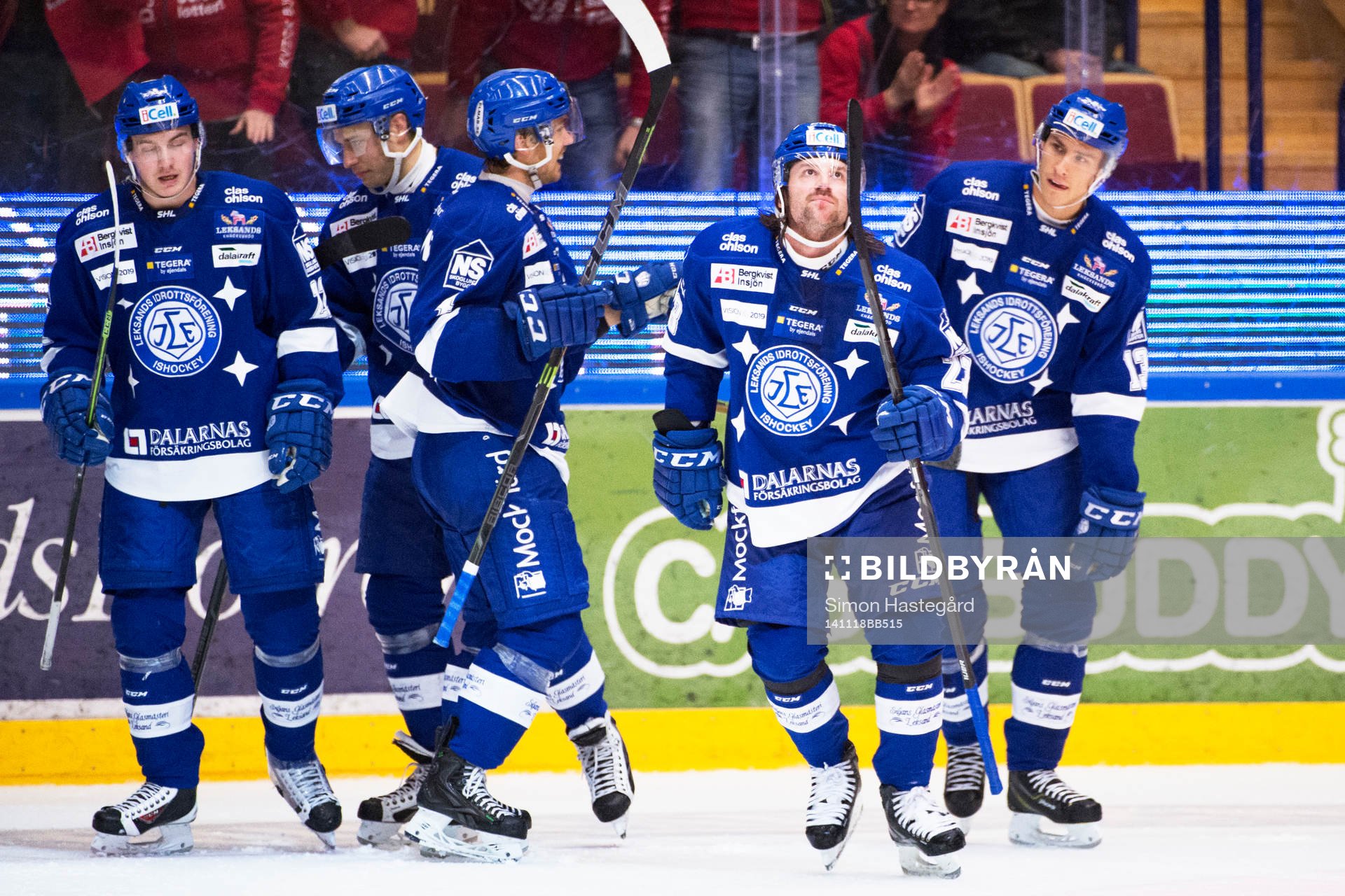Leksands Martin Grönberg, Fabian Brunnström, Robin