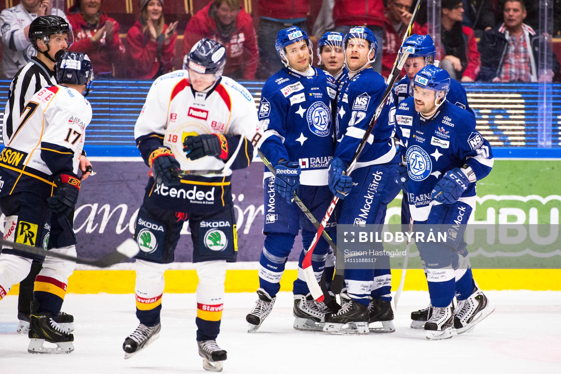 Leksands Fabian Brunnström, Veli-Matti Savinainen, Jens