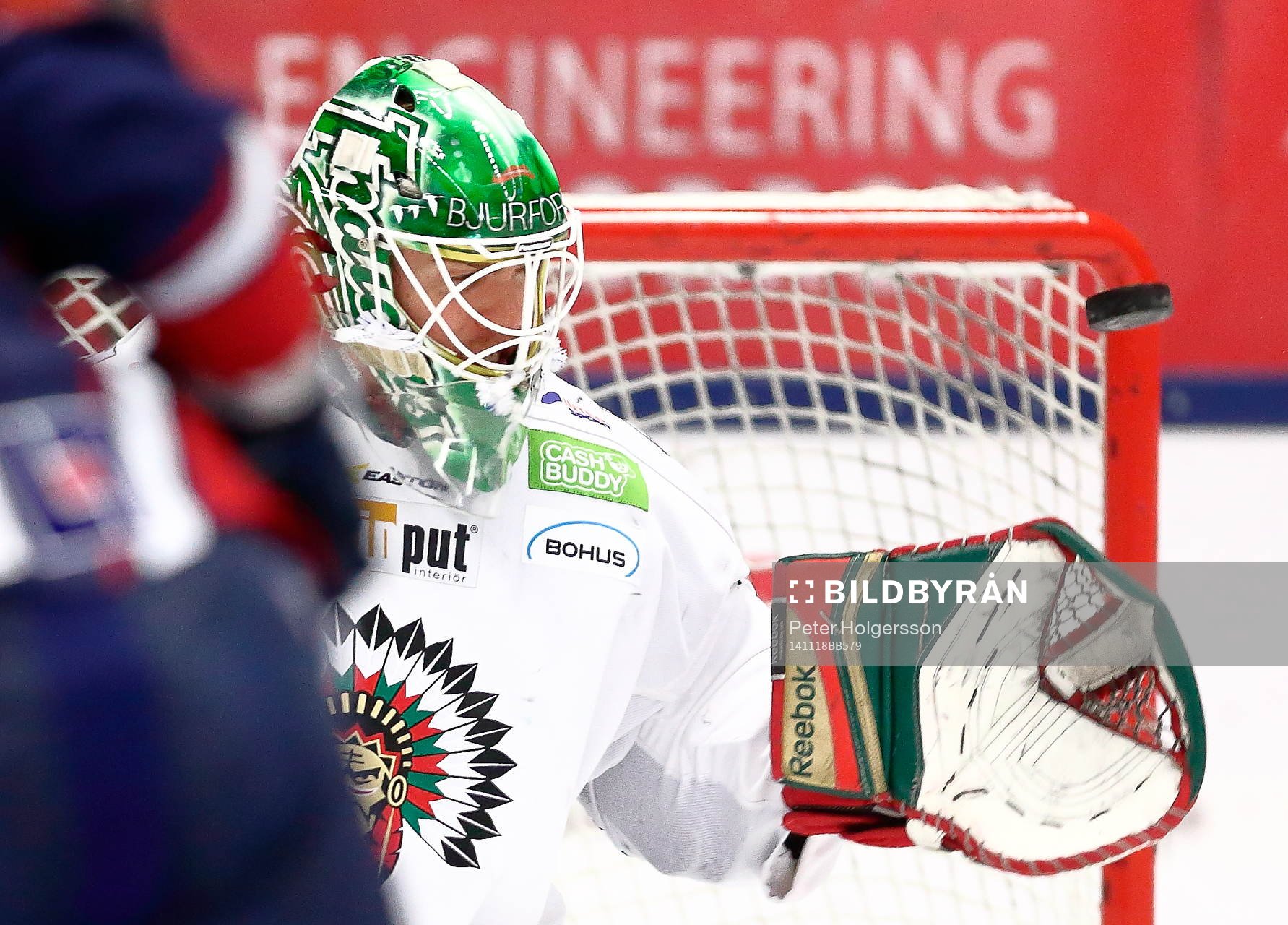 Frölundas målvakt Linus Fernström